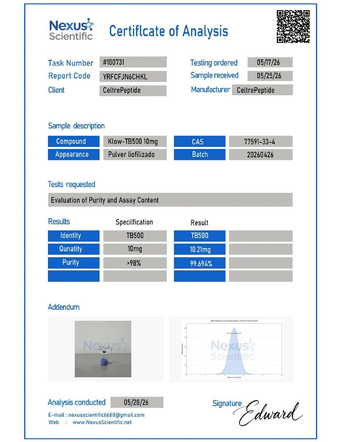 TB-500 Research Peptide - Image 4
